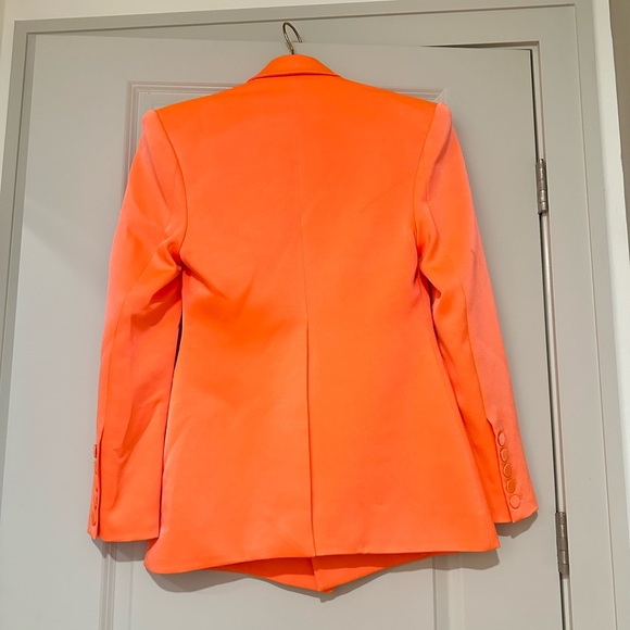 ALEX PERRY Wells Crêpe Satin Blazer UK Size 4 - Picture 8 of 9